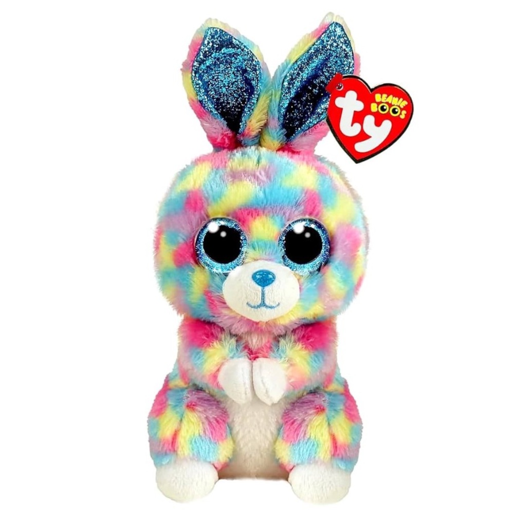 💛🎉2xHP🎉TY Beanie Boos- Hops The Rabbit - TY36568 NWT